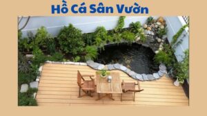 hồ cá sân vườn nhỏ đẹp