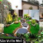 tiểu cảnh sân vườn nhỏ